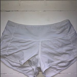 Lululemon speed up shorts size two